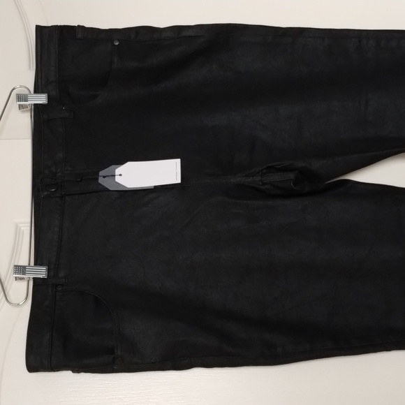 Universal Standard black shimmer jeans size 20 zip ankle new w/ tags 29" inseam - Picture 2 of 15